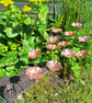 Handcrafted Copper Poppies, Set of 3 - Image 2
