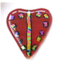 Mini Dichroic Heart in Box Frame Fused Glass Picture 003 - Image 3