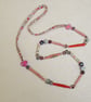 Textile Bead Necklace - Image 1
