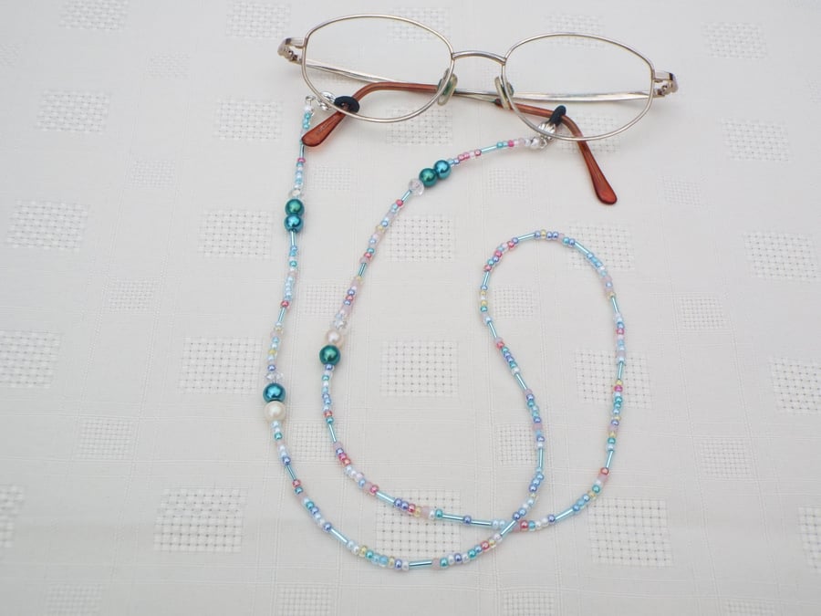 Teal Sunglasse or Glasses Chain