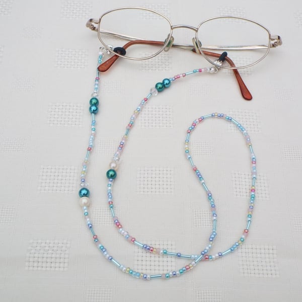 Teal Sunglasse or Glasses Chain