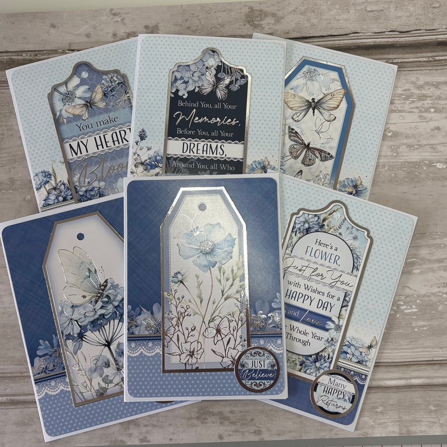 Greeting Card Set of 6 & 4 Bookmarks - C241