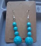 turquoise drop earrings