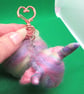 Highland Cow Rainbow Keyring Charm for Bags & Key - Image 4