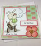 Handmade Get Well Soon card - Image 4