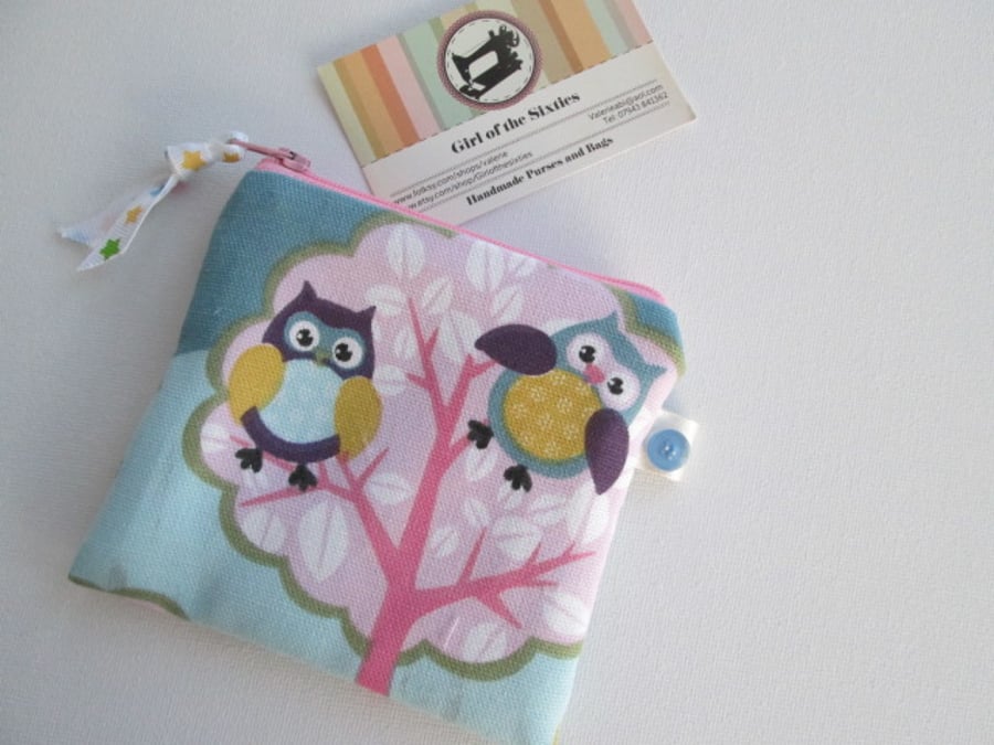 SALE Owls Coin Purse