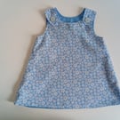 Dress, 6-12 months, A line dress, summer dress, floral print dress, pinafore 