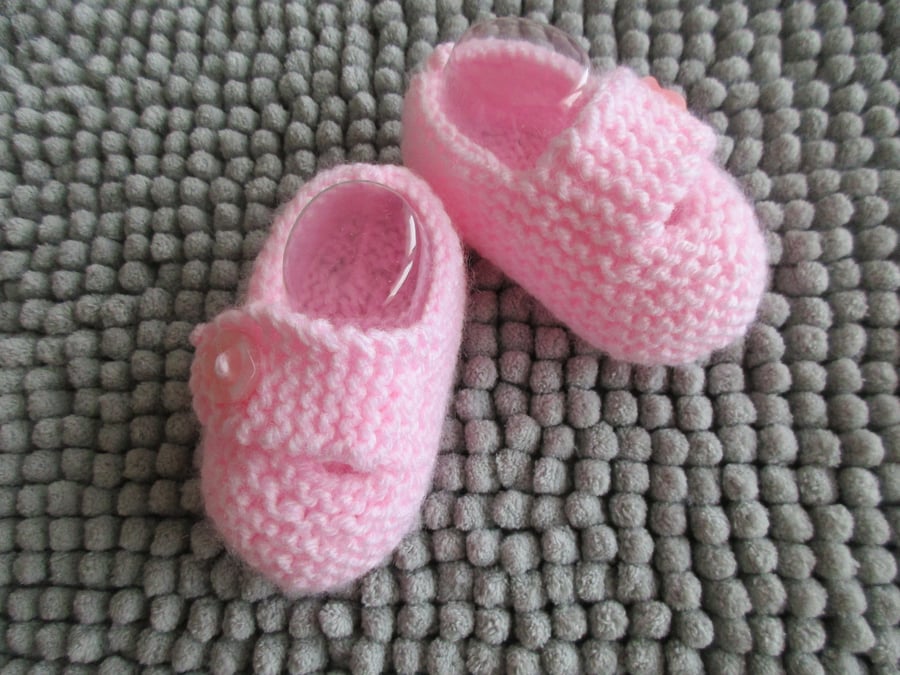 Cross Bar Baby Shoes 0-3months