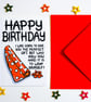 Happy Birthday The Perfect Gift Who Knew How Hard it is to Wrap Yourself! Card - Image 6