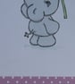 Elephant Holding A Rose Blank Card - Image 6