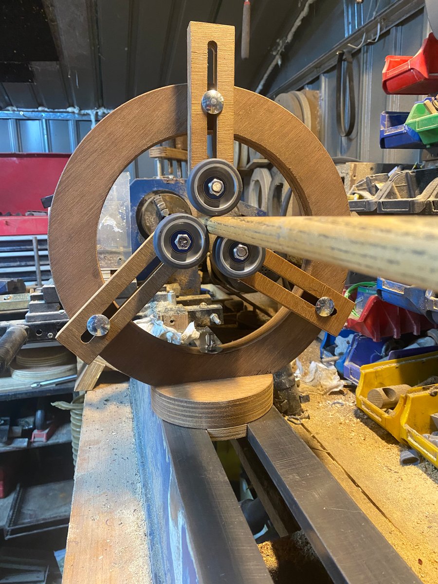 12" fully handmade lathe steady rest tailo... Folksy