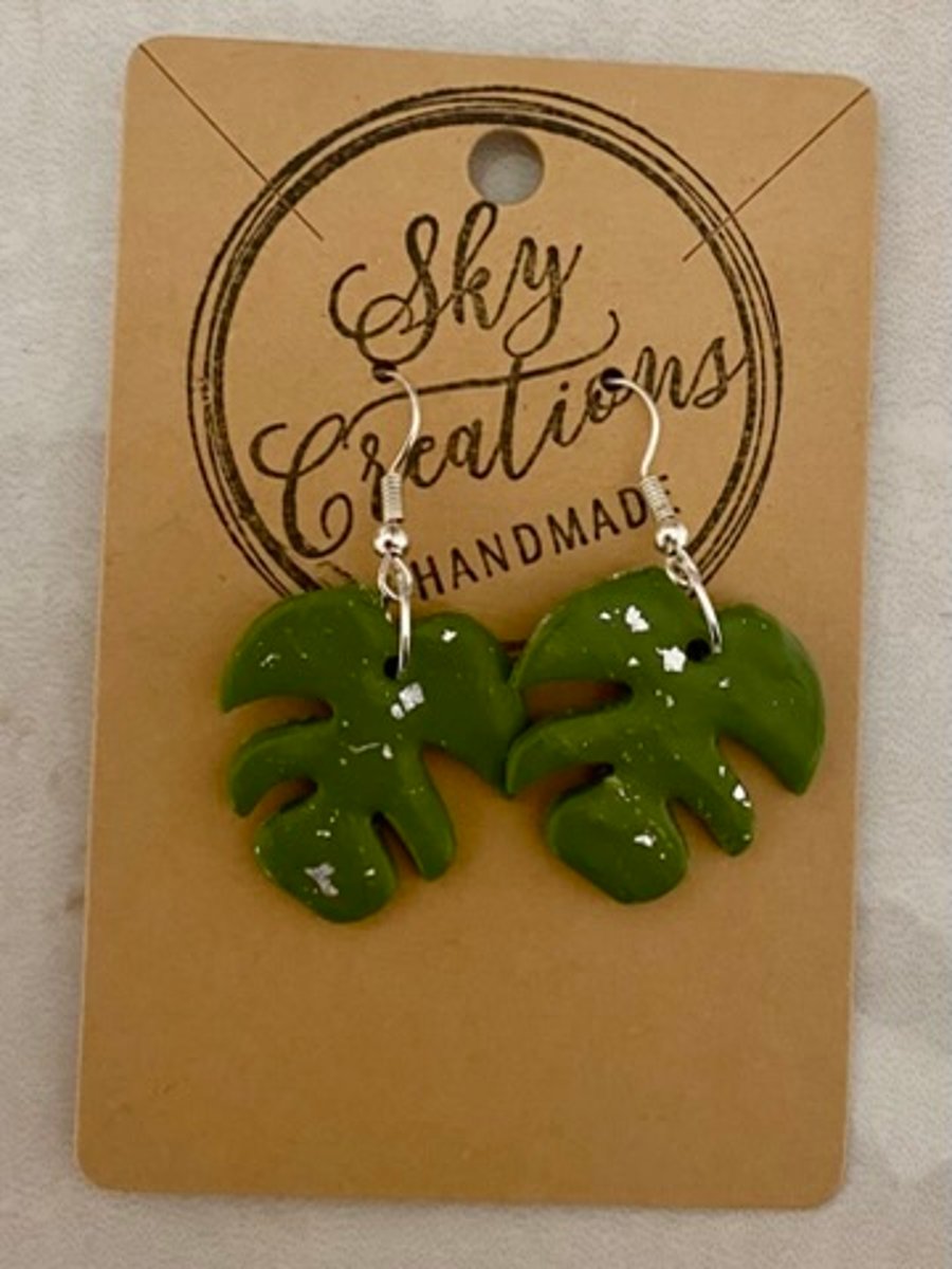 Ref: 2513 Handmade polymer clay earrings (includes FREE UK postage)