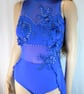 Lyrical Lycra and mesh skirted leotard embellished with Swarovski crystals  - Image 4