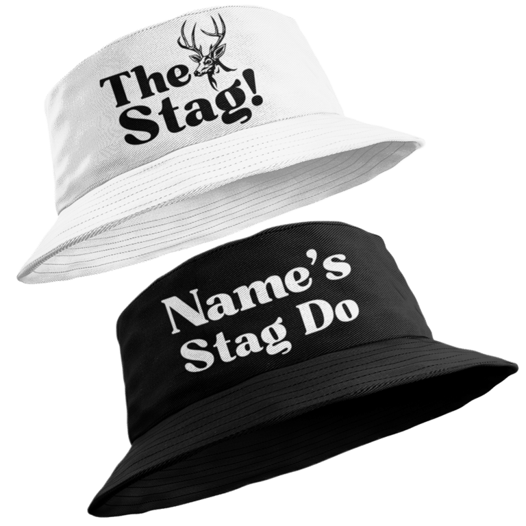Personalised Stag Part Hat The Stag Name Stag Do Bucket Hat
