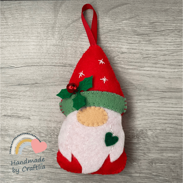 Christmas Gnome decorations - tree decorations, Christmas gonk