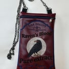 Embroidered Alchemist inspired Ravens blood Bag 