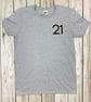Mens birthday age T-Shirt. Any age male tee. 15,16,17, 18, 21, 30, 40, 50, 60 - Image 3