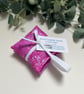 Set of 2 Lavender Sachets: Pink Marble Fabric, New Home, Sleep Pillows - Image 6