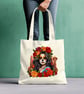 Mexican Undead Bride Bag Tote Cotton Shopping Bag. number 2