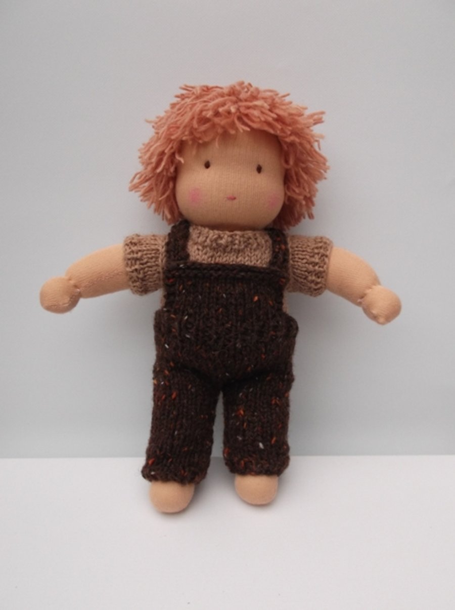 Waldorf Doll, Boy with dungaree