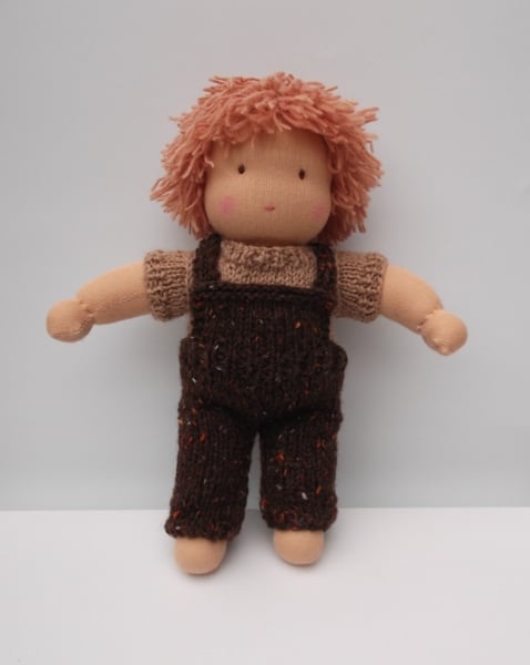 Waldorf Doll, Boy with dungaree