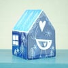 Medium Ceramic House (Dark Blue)