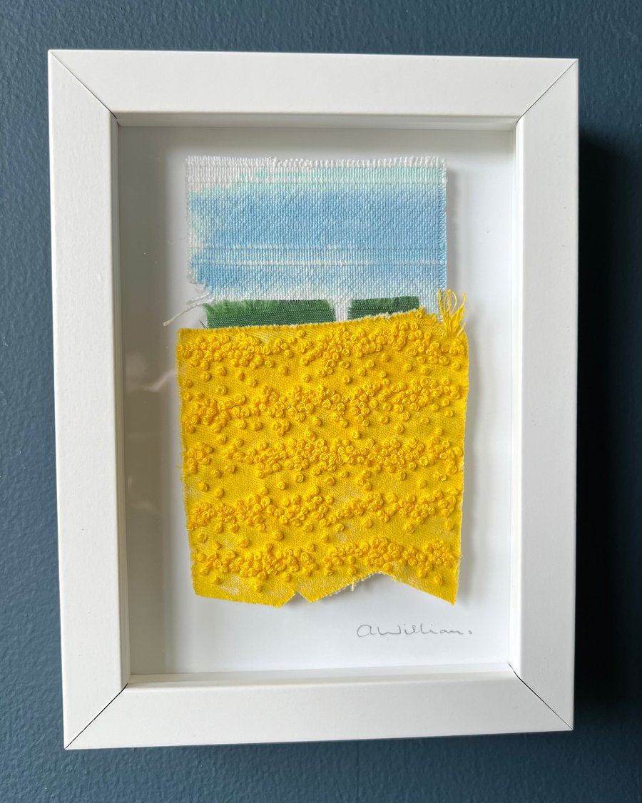 Summertime,Landscape, Mini Landscape, Sunflowers, Barley