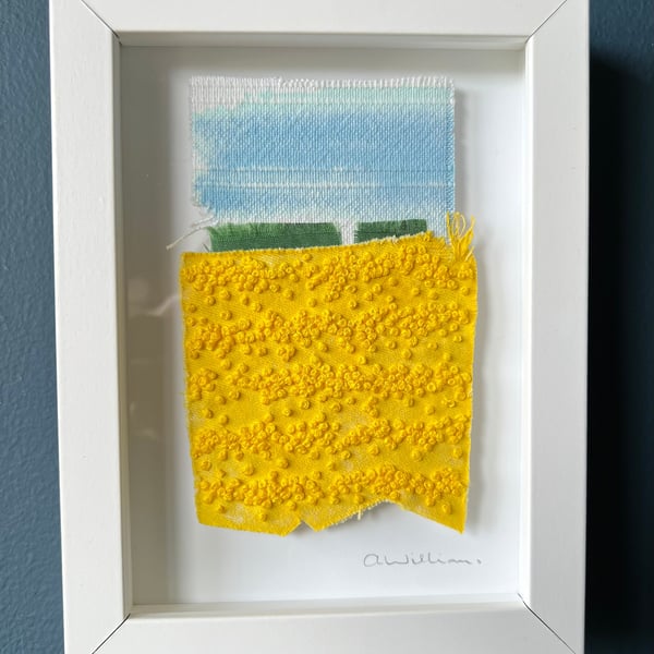 Summertime,Landscape, Mini Landscape, Sunflowers, Barley