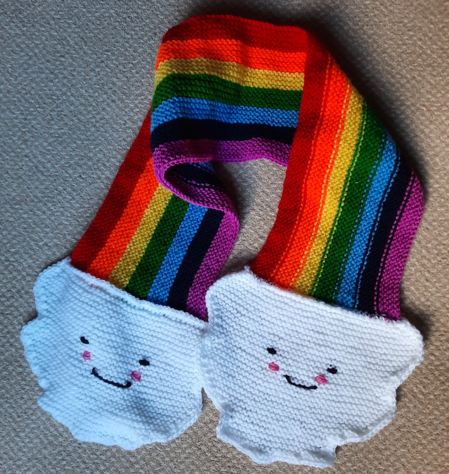 Children's Rainbow scarf