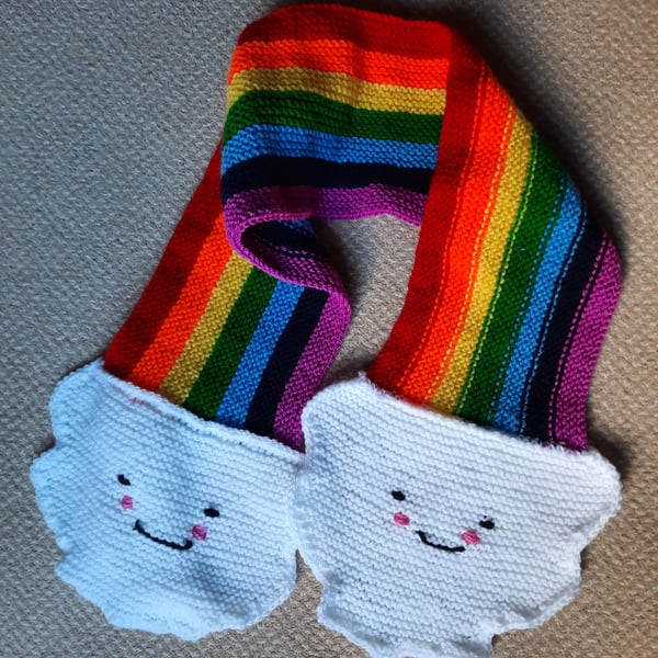 Children's Rainbow scarf