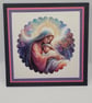 Mary & Jesus nativity Christmas card
