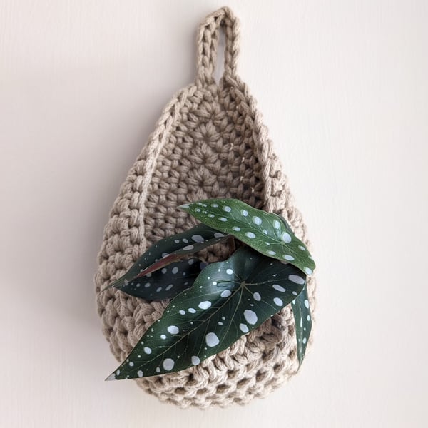  Raindrop hanging basket, teardrop hanging basket, wall decor