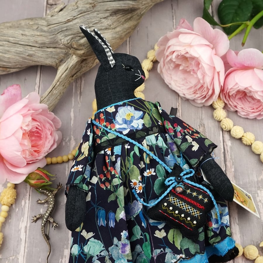 Nell, A Midnight Bunny in Liberty Lawn