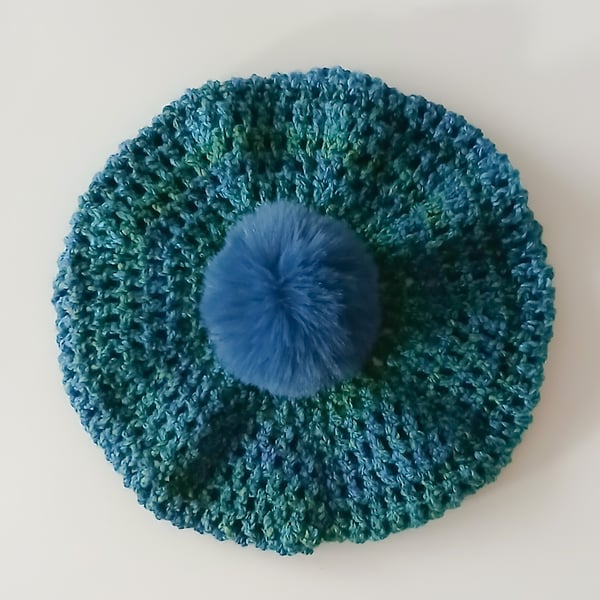 CROCHET Ladies Azure Seas Hat