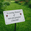 Grave Plaque Grave Marker Remembrance Plaque Outdoor Memorial Plaque Memorial 