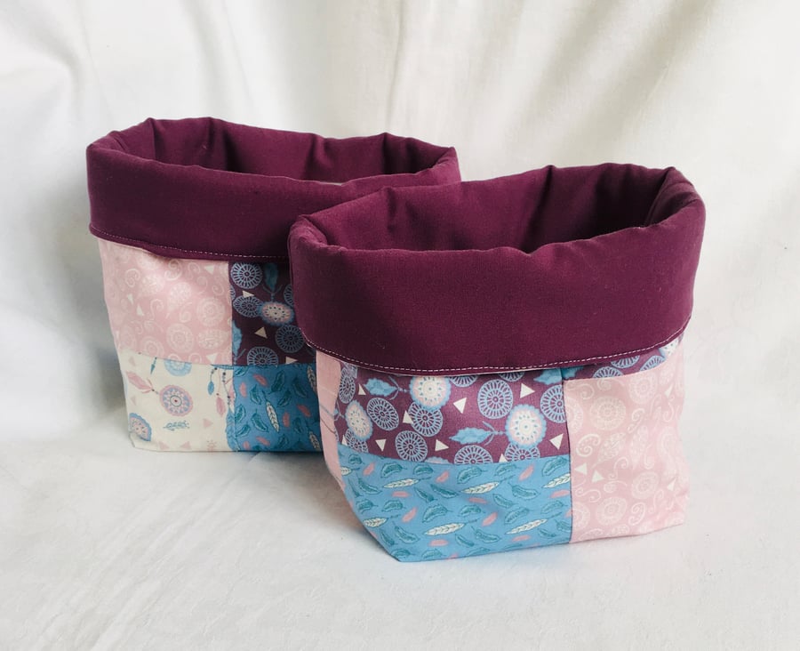 Exclusive Fabric Boxes, Unique Fabric Tubs, Gift Ideas.