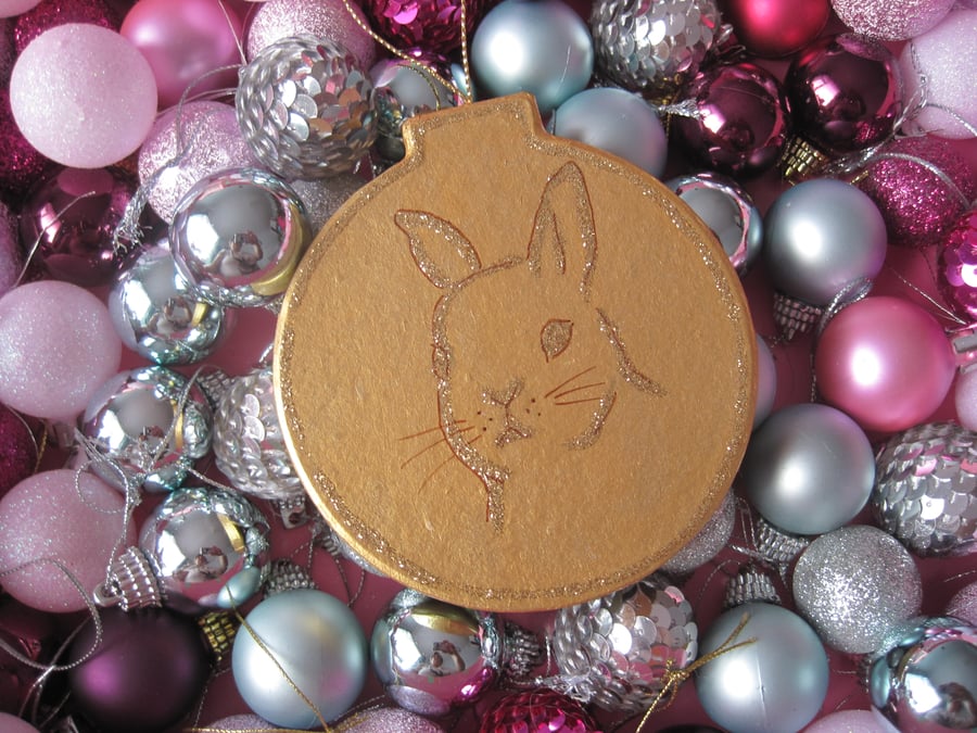 Bunny Rabbit Christmas Tree Decoration SALE