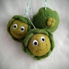 Sproutastic! Needle felted sprout decoration
