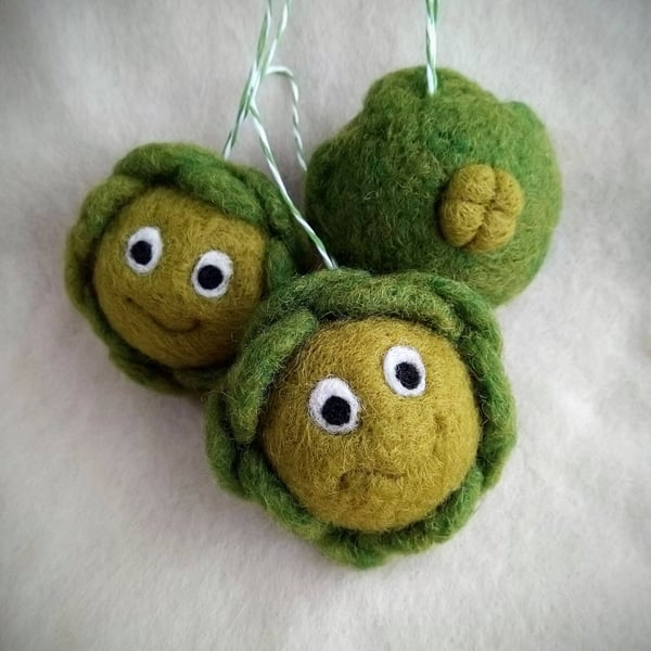 Sproutastic! MADE TO ORDER Needle felted sprout decoration