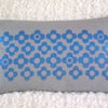 Mod Flower cushion cover in Royal Blue Lustre