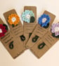 Handmade crochet flower bookmark - blue - Image 4