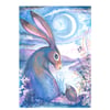 Hare Art Card - Hoggy and Hare