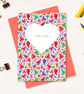Rainbow Valentine's Pride Card – Only You Hearts with Colourful Envelope - Image 5