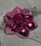 Crystal Flower and Turtle Fridge Magnets in Transparent Colours - made to order