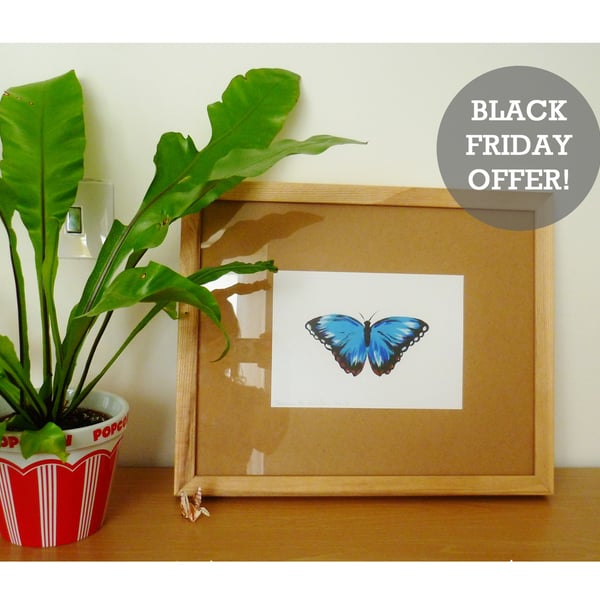 Black Friday - Free Postage - Butterfly Painting
