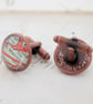 Personalised Map Cufflinks, Engraved Unique Custom Gift for Husband - Image 1