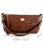  Elland - Chocolate Brown Leather Handbag - Handcrafted from Rescued Leather - Image 10
