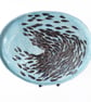 Fish Ceramic Plaque - Hand Built - Image 6