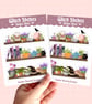 Witch Sticker Sheets, Witch Shelves, Witchy Journal Stickers.