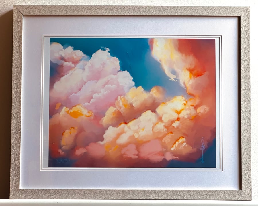 Vibrant Sunset Sunrise Cloud Landscape